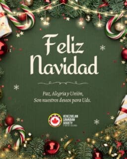 Les deseamos una Feliz Navidad llena de paz, calidez y momentos que nos acerquen a quienes amamos. Que esta época nos inspire a compartir con gratitud y alegría.
-
Wishing you a Merry Christmas filled with peace, warmth, and moments that bring you closer to those you love. May this season remind us of kindness, gratitude, and the joy of sharing.
#vcsbc #feliznavidad #venezolanosenbc
