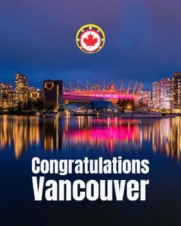 Congratulations, Vancouver, on being named the Best FIFA World Cup 2026 Host City! We can't wait to welcome fans and teams from around the world to beautiful BC. Let's show them our hospitality and cheer loudly for Team Canada!