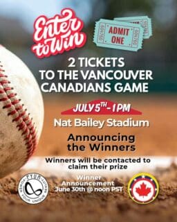 Congratulations to our raffle winners!
Thanks to everyone who participated in our raffle for 2 tickets to the Vancouver Canadians Baseball Game - Sponsored by @pyurbeverages
Winners will be contacted via DMs to claim your prize.
Didn't Win?
You can still help our fundraising campaign and buy tickets to the same game.
Every ticket helps support earthquake relief efforts for families affected in Venezuela🇻🇪❤️
Buy Tickets 🎟️ https://www.gofevo.com/event/VCSBC0705