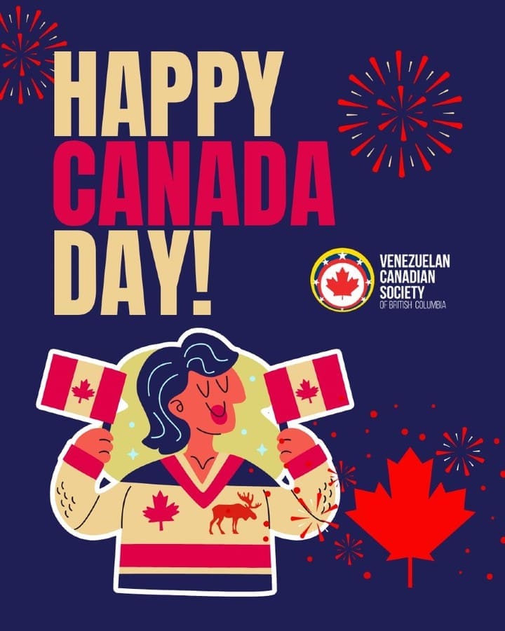 🇨🇦 ¡Feliz Día de Canadá de VCSBC! 🇨🇦Today celebramos la diversidad, la resistencia y la unidad que hacen de este país su hogar.Deseando a todos un día alegre lleno de comunidad, orgullo y gratitud.#CanadaDay #VCSBC #happycanadaday #venezolanosenbc