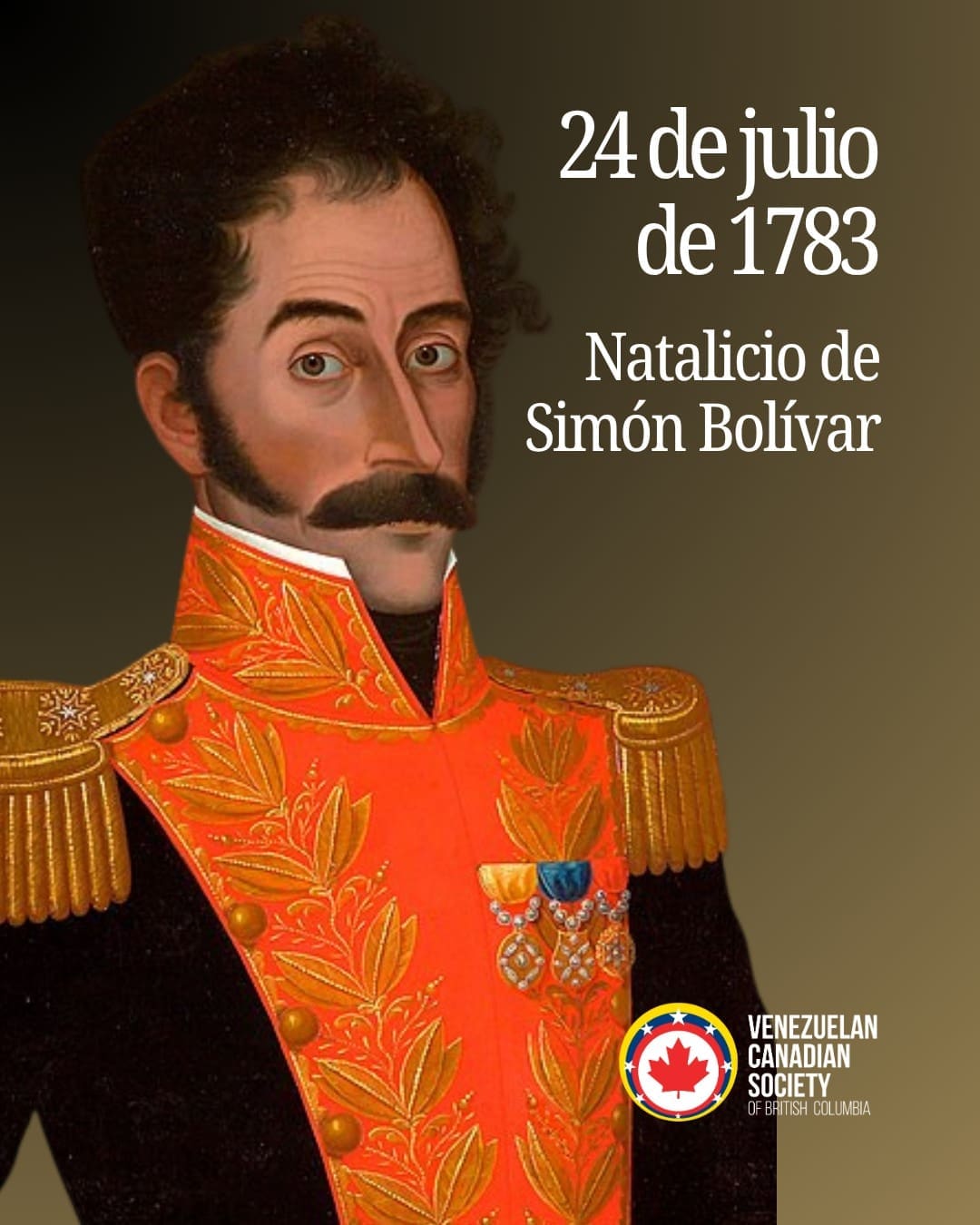 Hoy conmemoramos el natalicio del Libertador, Simón Bolívar (24 de julio de 1783), figura clave en la independencia de varias naciones de América Latina.
A más de dos siglos de su nacimiento, su legado sigue inspirando a quienes creemos en la justicia, la unión y la autodeterminación de los pueblos. Visionario y líder que luchó por la independencia de seis naciones: Venezuela, Colombia, Ecuador, Perú, Bolivia y Panamá. Su legado vive en la historia de América Latina.
#SimónBolívar #Libertador #24julio #VCSBC