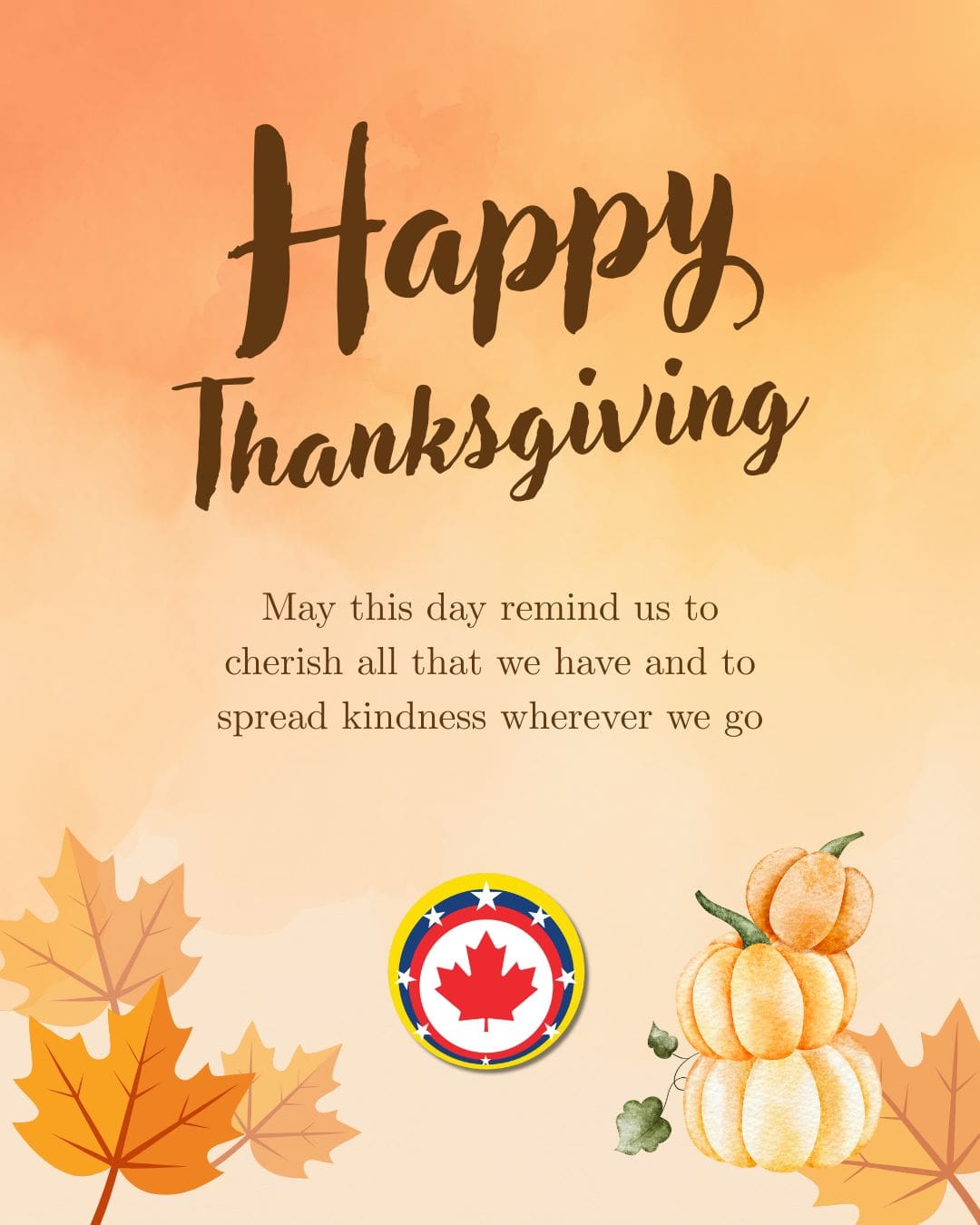 Grateful hearts make the season brighter. Today, we celebrate togetherness, kindness, and all the blessings that surround us. Wishing everyone a warm and joyful Thanksgiving!

----

Los corazones agradecidos hacen que esta temporada brille más. Hoy celebramos la unión, la bondad y todas las bendiciones que nos rodean. ¡Les deseamos un Día de Acción de Gracias lleno de alegría! 

#Thanksgiving #Gratitude #Togetherness #vcsbc #venezolanosenbc