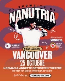 ¡Atención, Vancouver!
Llega Nanutria, uno de los comediantes venezolanos más aplaudidos de la nueva generación, conocido por su humor inteligente, su podcast El Show de Nanutria y su forma única de convertir lo cotidiano en pura risa.
Ven a disfrutar su showcito este viernes 25 de octubre en el Norman & Annette Rothstein Theatre
📍 950 West 41st Avenue, Vancouver | Puertas: 8pm
Usa el código de descuento VCSBC10 — entradas limitadas con descuento 🎟️ Consíguelas en 👉 soynanutria.com
¡Una noche imperdible de risas y buen humor criollo traida a ustedes por @info.mayamproducciones
#StandUpComedy #EnEspañol #VenezolanosEnVancouver #VCSBC #comediaenespañol