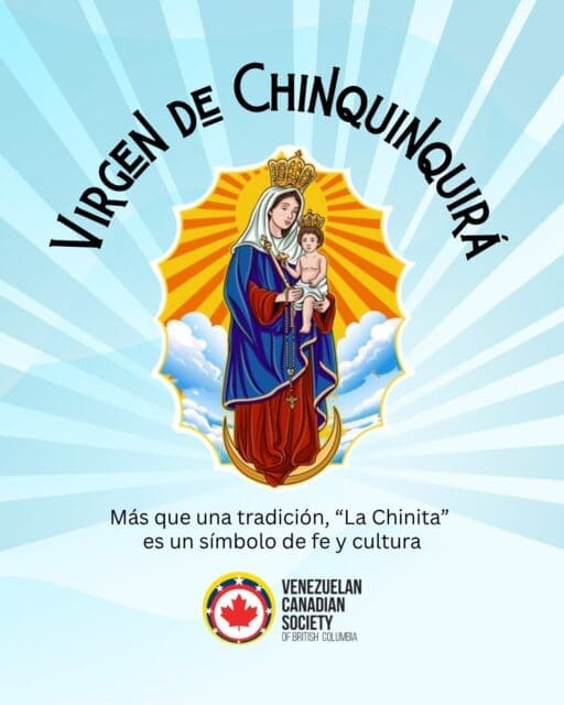 Hoy celebramos a nuestra Chinita, símbolo de alegría, identidad y tradición para los zulianos y los venezolanos en cualquier rincón del mundo. Que su día nos reúna con música, sabor y ese cariño que nos conecta con nuestras raíces.-Hoy celebramos nuestra Chinita, símbolo de alegría, identidad y tradición para los zulianos y los venezolanos en cualquier rincón del mundo. Que este día nos una con música, sabor y ese calor especial que nos mantiene conectados con nuestras raíces.#vcsbc #virgendechiquinquirá #venezolanosenbc